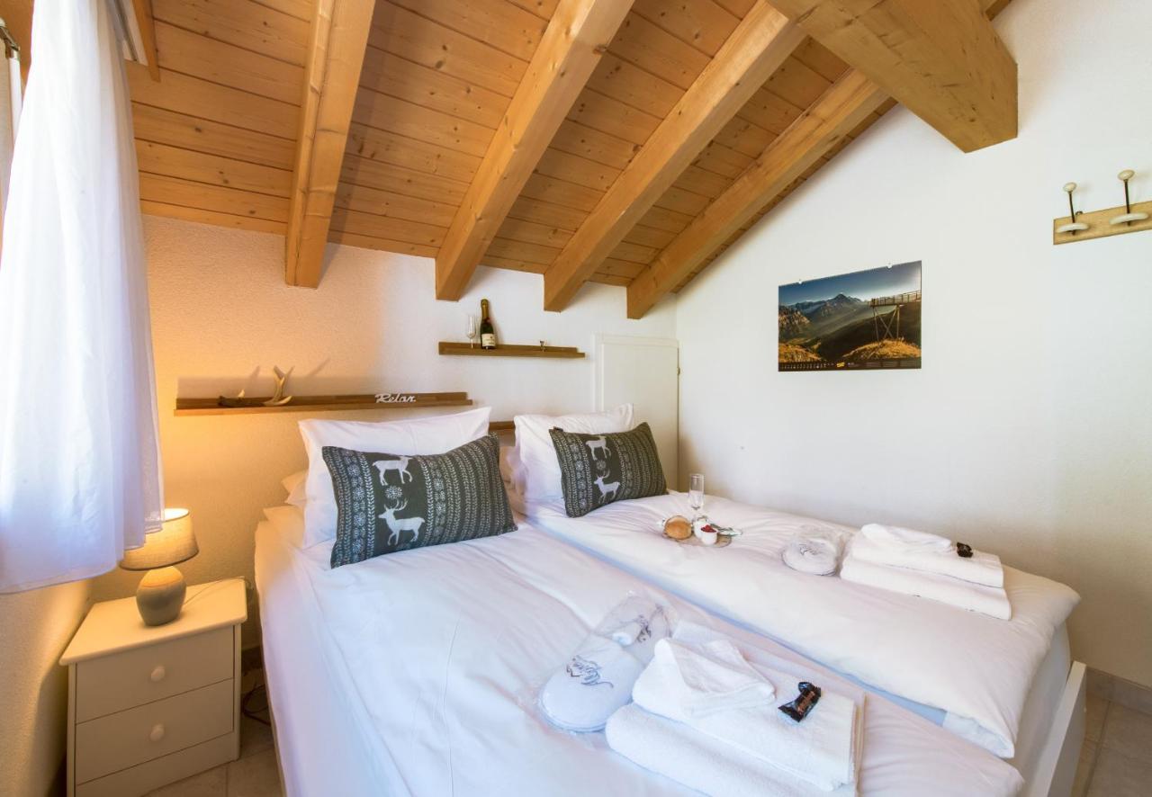 Chalet Rose Penthouse Wengen Buitenkant foto