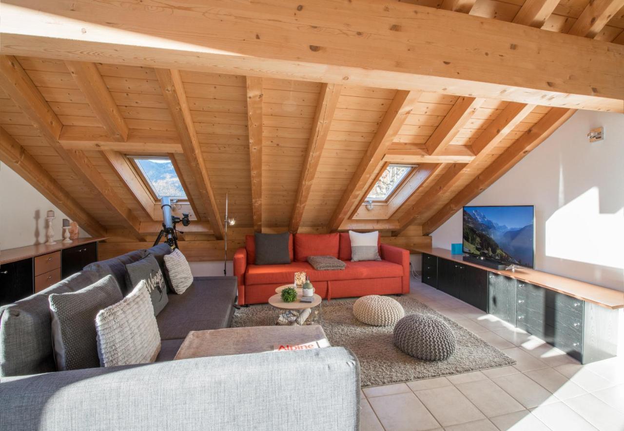 Chalet Rose Penthouse Wengen Buitenkant foto