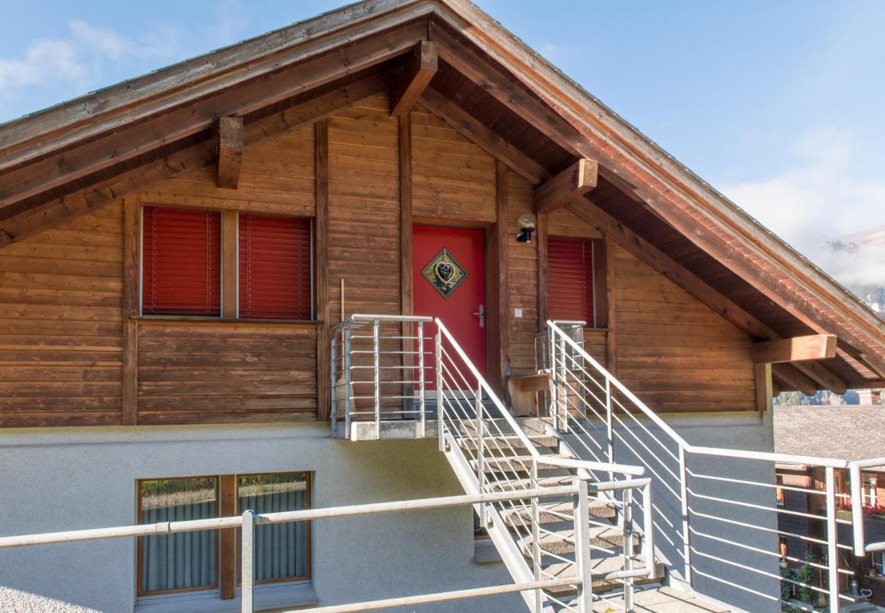 Chalet Rose Penthouse Wengen Buitenkant foto