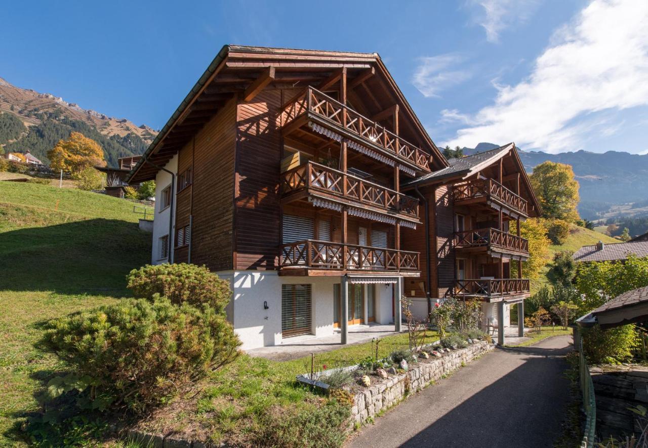 Chalet Rose Penthouse Wengen Buitenkant foto