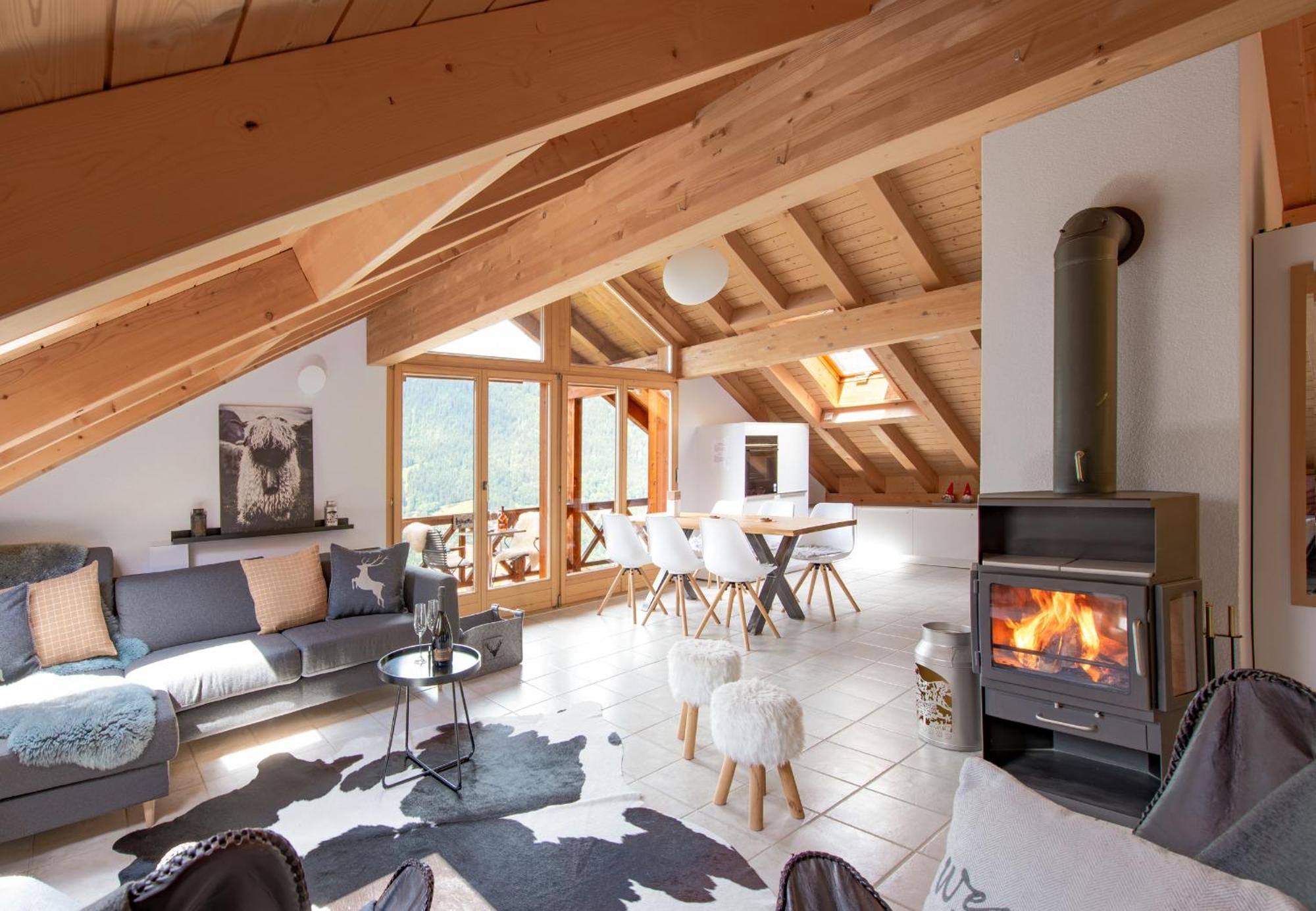 Chalet Rose Penthouse Wengen Buitenkant foto