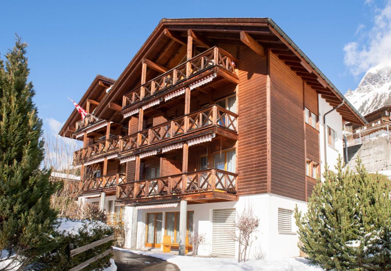 Chalet Rose Penthouse Wengen Buitenkant foto